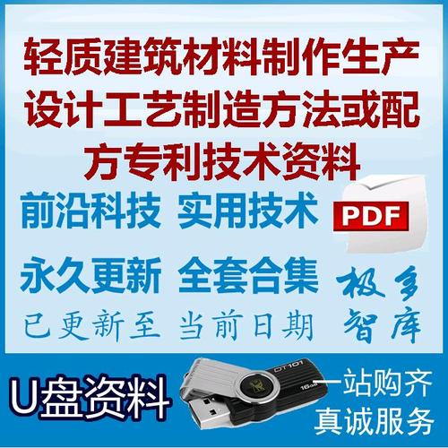 轻质建筑材料制作生产设计工艺制造方法及配方专利技术资料综述